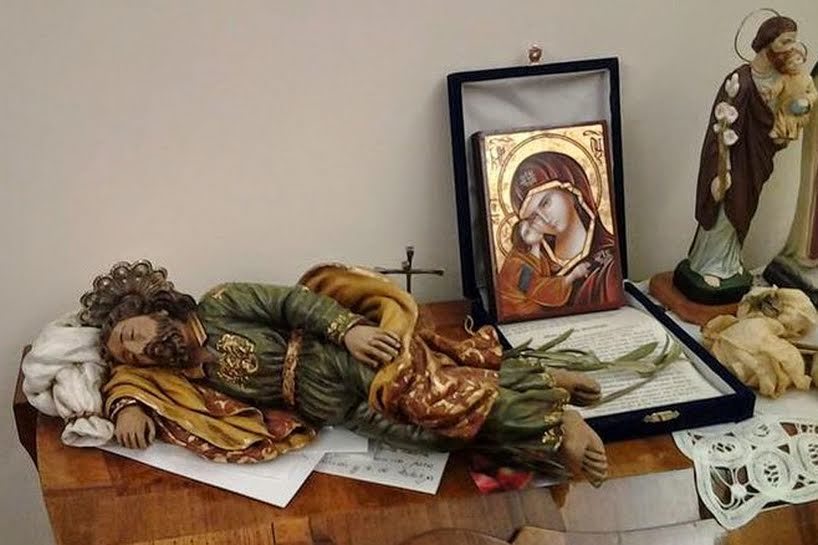 Imagem de São José dormindo do Papa Francisco