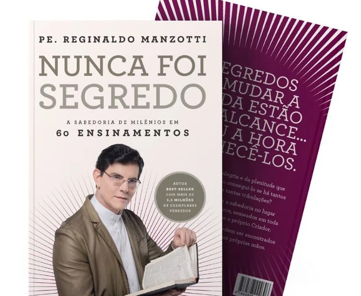 Nunca foi segredo: Padre Reginaldo Manzotti lança novo livro