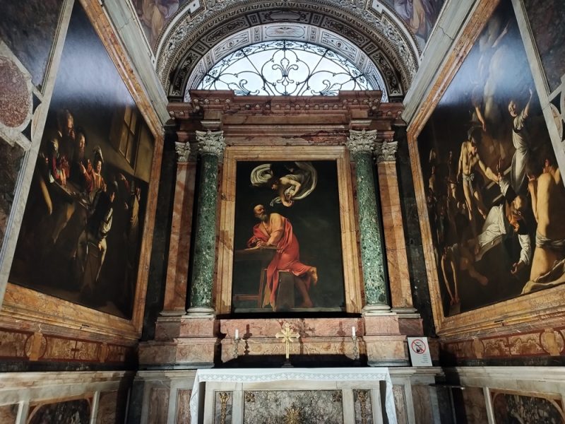 Os quadros de Caravaggio que retratam São Mateus