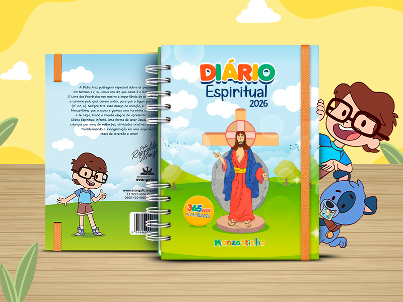 Diário Espiritual Infantil é lançado para inspirar a fé e alegria das crianças