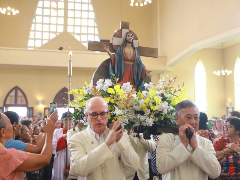 Festa de Jesus das Santas Chagas terá carreata e entronização da imagem de São Pio de Pietrelcina