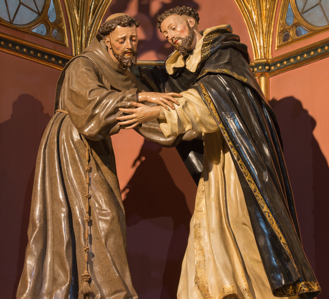 São Francisco e São Domingos foram amigos?