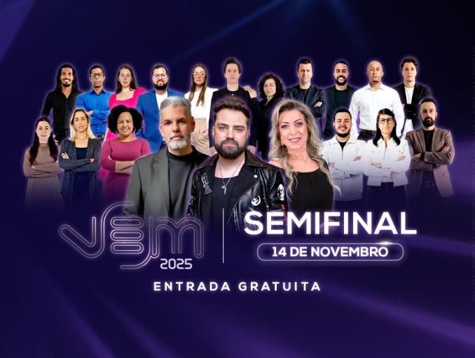 Festival VEM 2025 entra na fase semifinal e convida o público para viver a emoção da plateia em Curitiba