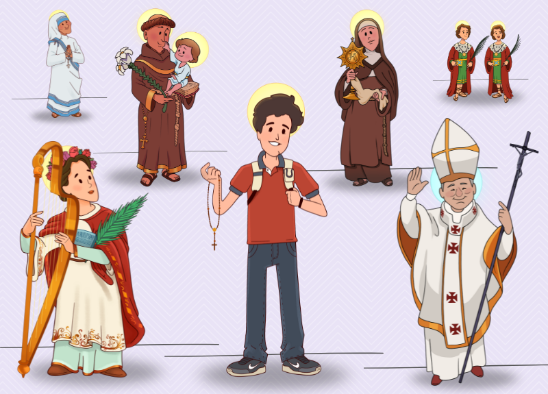 Quem me ajuda a ser santo?