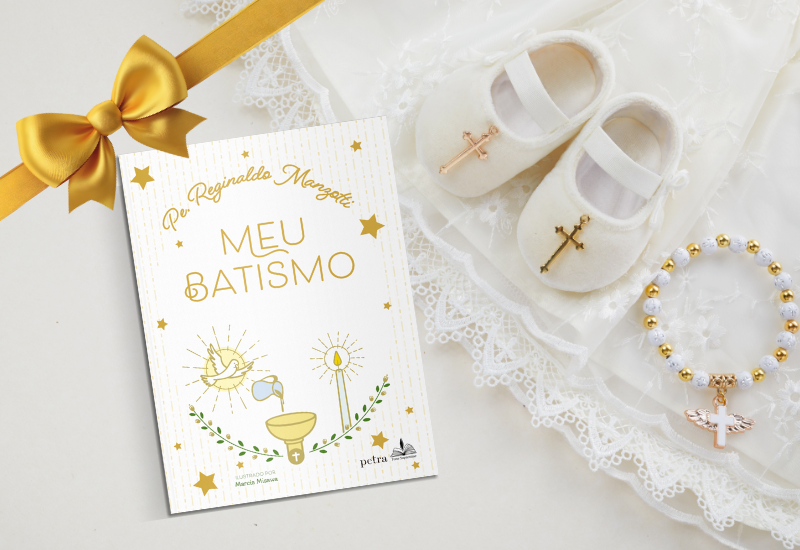 “Meu Batismo”: Padre Reginaldo Manzotti lança livro para guardar a memória do primeiro sacramento