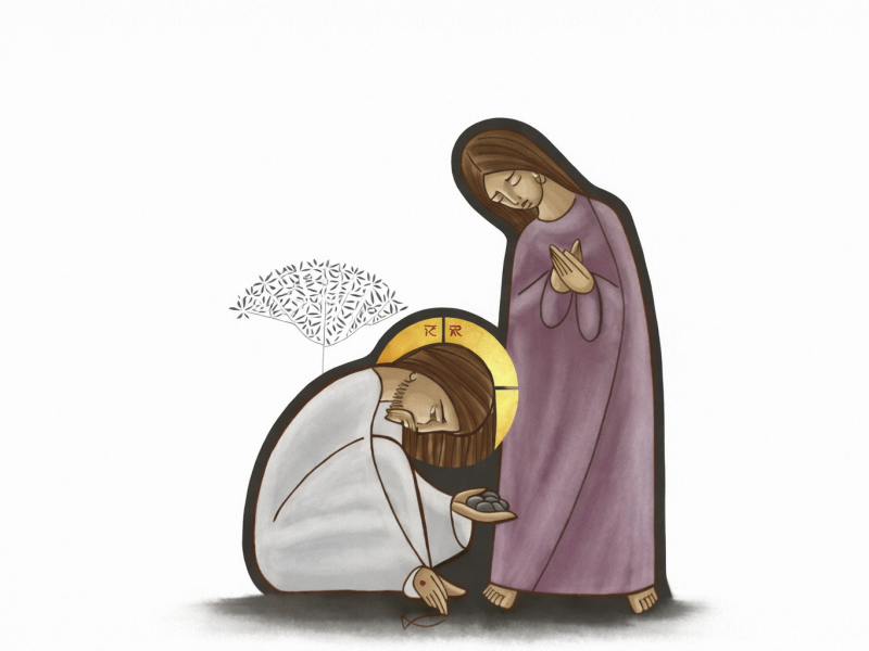 O que Jesus escreveu na areia?