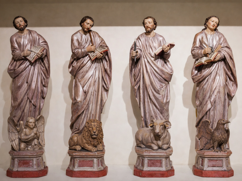 Anjo, leão, touro e águia: o que significam os símbolos dos quatro evangelistas