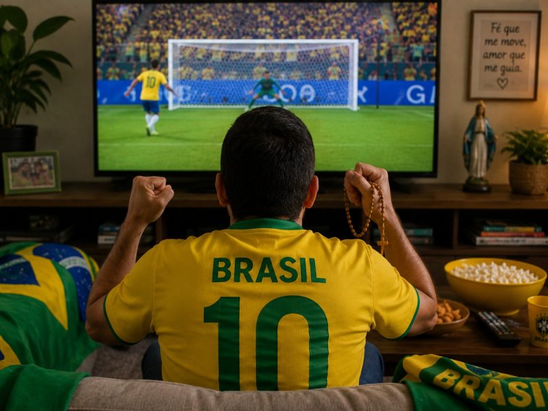 Com fé no pé: catolicismo permite rezar pelo Brasil na Copa, mas nem tudo vale