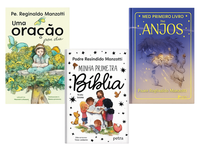 Dia do Escritor: três livros do Padre Reginaldo Manzotti para despertar a fé das crianças